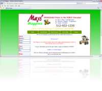 www.maxbuggies.com -- Custom Web Design